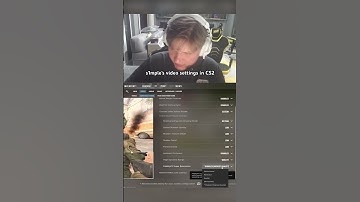 s1mple video settings in CS2 #cs2 #navi #s1mple #counterstrike