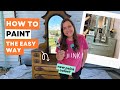 How to paint furniture the EASY way with cottage color &amp; shop tour - NEW Single Step Paint