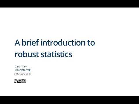A brief introduction to robust statistics