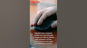 The first ever computer mouse was made of wood - Subscribe to InfoMedia 😍