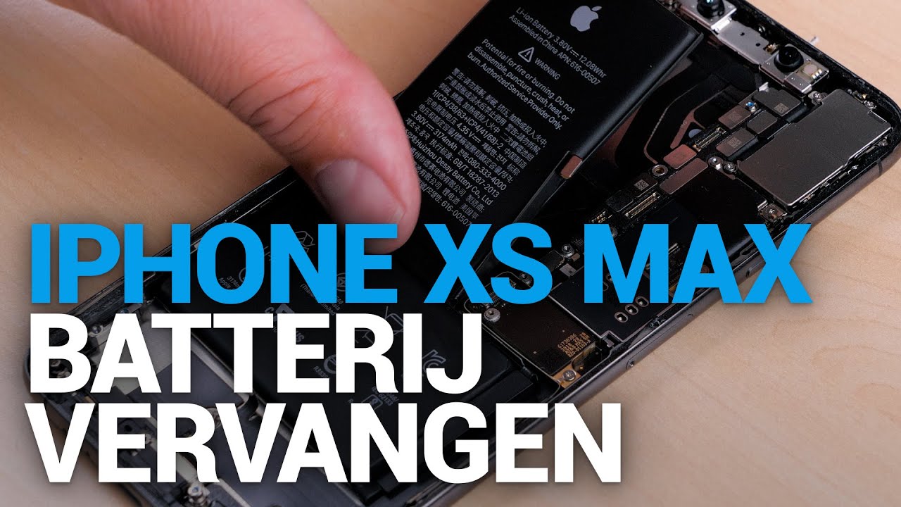 iPhone XS Max vervangen - YouTube