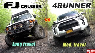 Toyota 4Runner vs Fj Cruiser  Crossing Axles Offroad