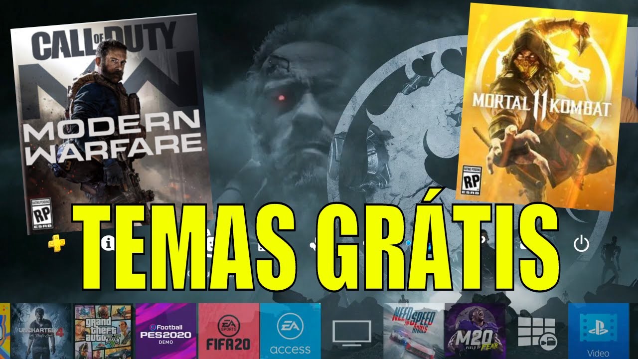 Temas gratuitos para PS4: Mortal Kombat e Call of Duty; Confira como baixar  - NerdX Oficial