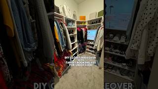 Diy Closet Makeover With Target Bookshelves For Under 300