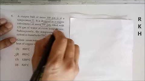 IIT JER MAINS 2017( calorimetry)