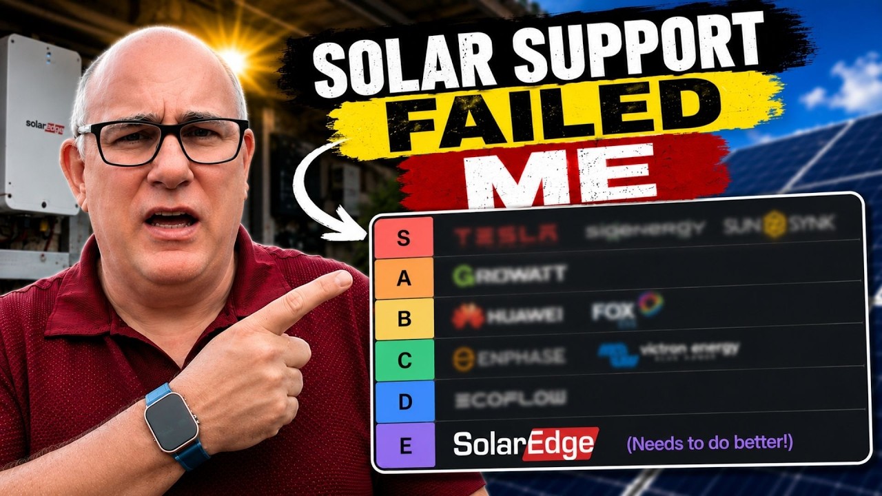 Solar & Battery Support Needs to Get Better