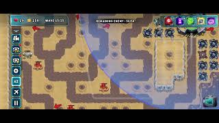 Tower Defense Rush | Stage 115 (3 stars), no money spent