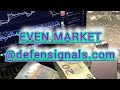 EVEN MARKET USING THE DEFENSIGNALS on defensignals.com
