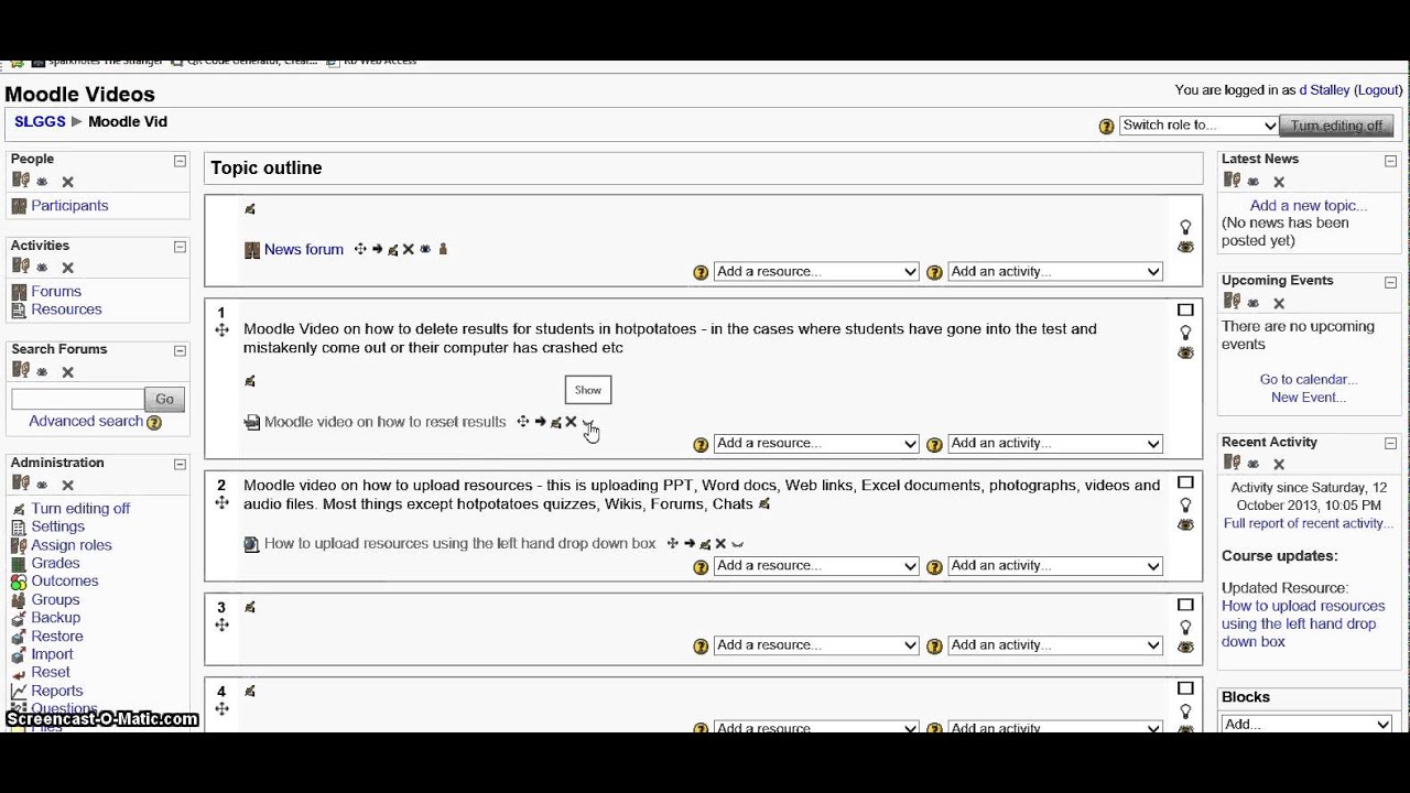 moodle how to hide an assignment