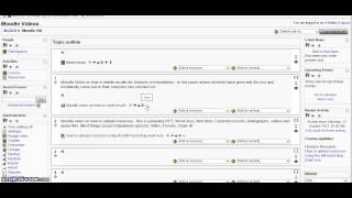 Moodle - How to hide and unhide courses and resources