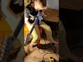 Jamming with new distortion.