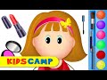 Let S Play With Elly Make Up Face Princess Look Episode 6 Fun Learning Video By Kidscamp