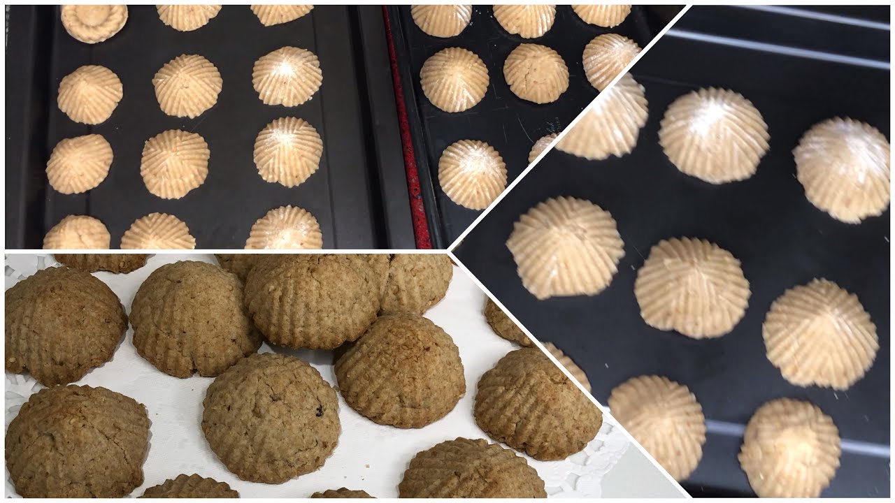 كحك العيد الصحي الفاخر بدقيق القمح الكامل في عشر دقائق فقط والطعم روعة