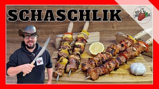 Schaschlik Spieße mariniert | klassisch pikant + exotisch | vom Kohlegrill | zart + saftig