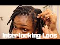 #InterlockingLocs How I Interlock My Locs - Retightening Traditional Locs