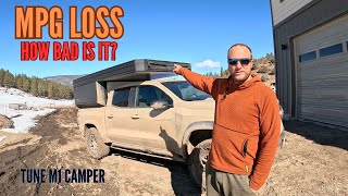 Chevy Colorado ZR2 Tune Outdoor Truck Camper - How much does it hurt your fuel economy? by Drifter Journey 3,633 views 3 months ago 4 minutes, 22 seconds