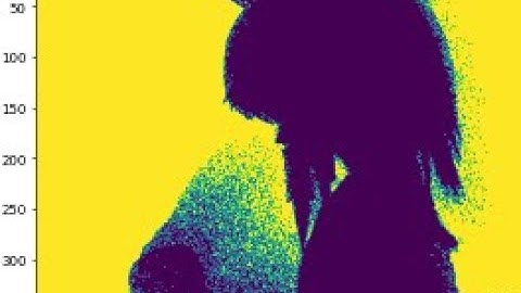 Bad Apple but its played in Python Matplotlib