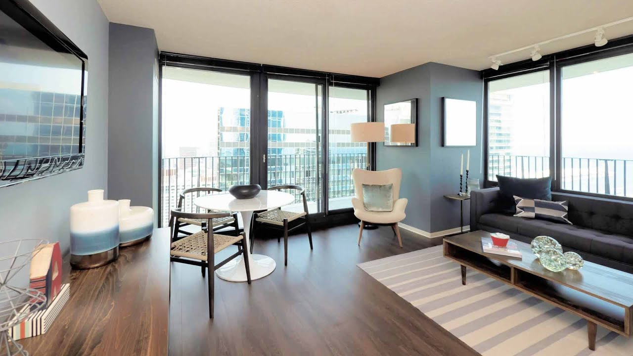Tour a 2-bedroom model at the iconic Aqua apartment tower - YouTube