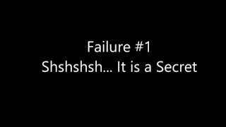 My Talk On Lessons From My Startup Failure: How Keeping the idea secret proved counterproductive