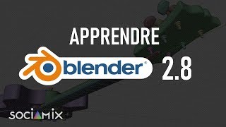 10-Apprendre Blender 2.8 - Shrinkwrap, Contraintes, Finir la modélisation du manche by sociamix 18,400 views 4 years ago 1 hour, 13 minutes