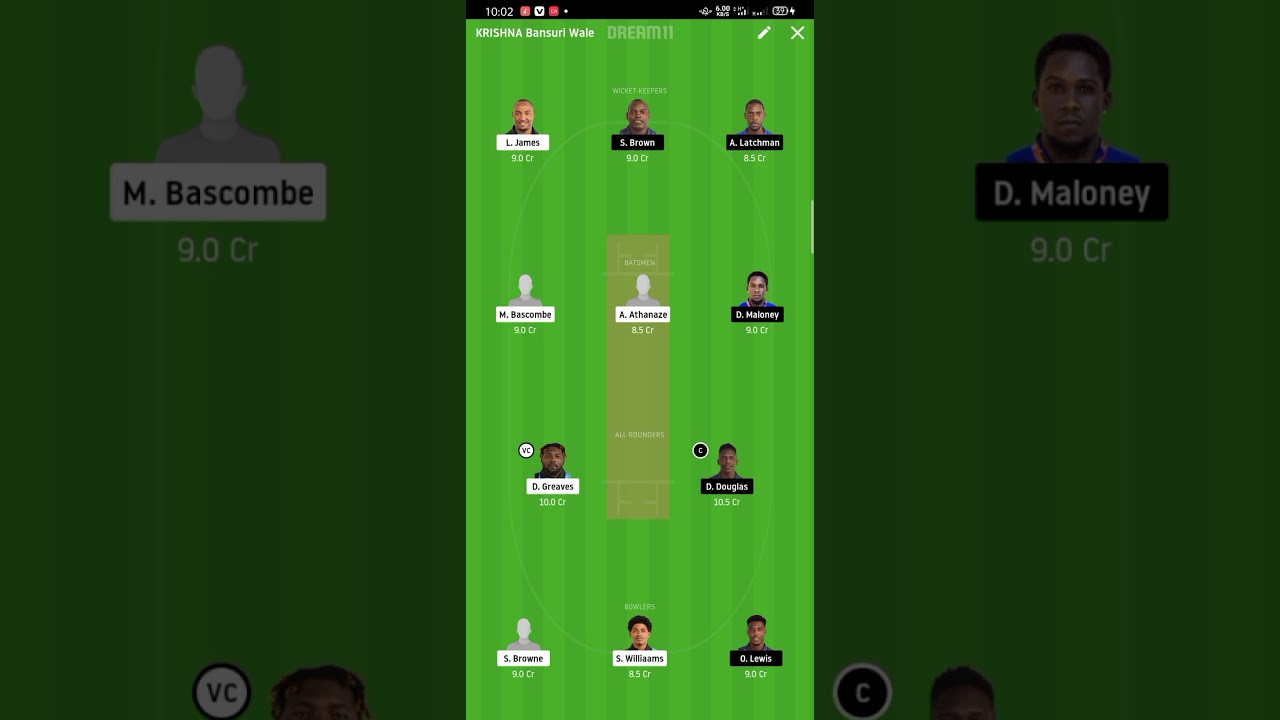 DVE VS LSH | LSH VS DVE | DREAM11 TEAM | DREAM11 PREDICTION 👍👍👍