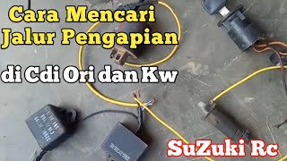 Kita Kupas Tuntas Pengapian CDI, Koil,Sepul dan Jalur titik  Pusat CDi Ori dan imitasi di Suzuki RC