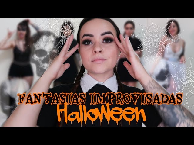 Fantasia improvisada halloween feminina