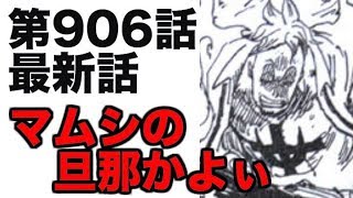 動画 ワンピース 第906話 最新話 ネタバレ マムシの旦那 展開予想 動画でマンガ考察 ネタバレや考察 伏線 最新話の予想 感想集めました