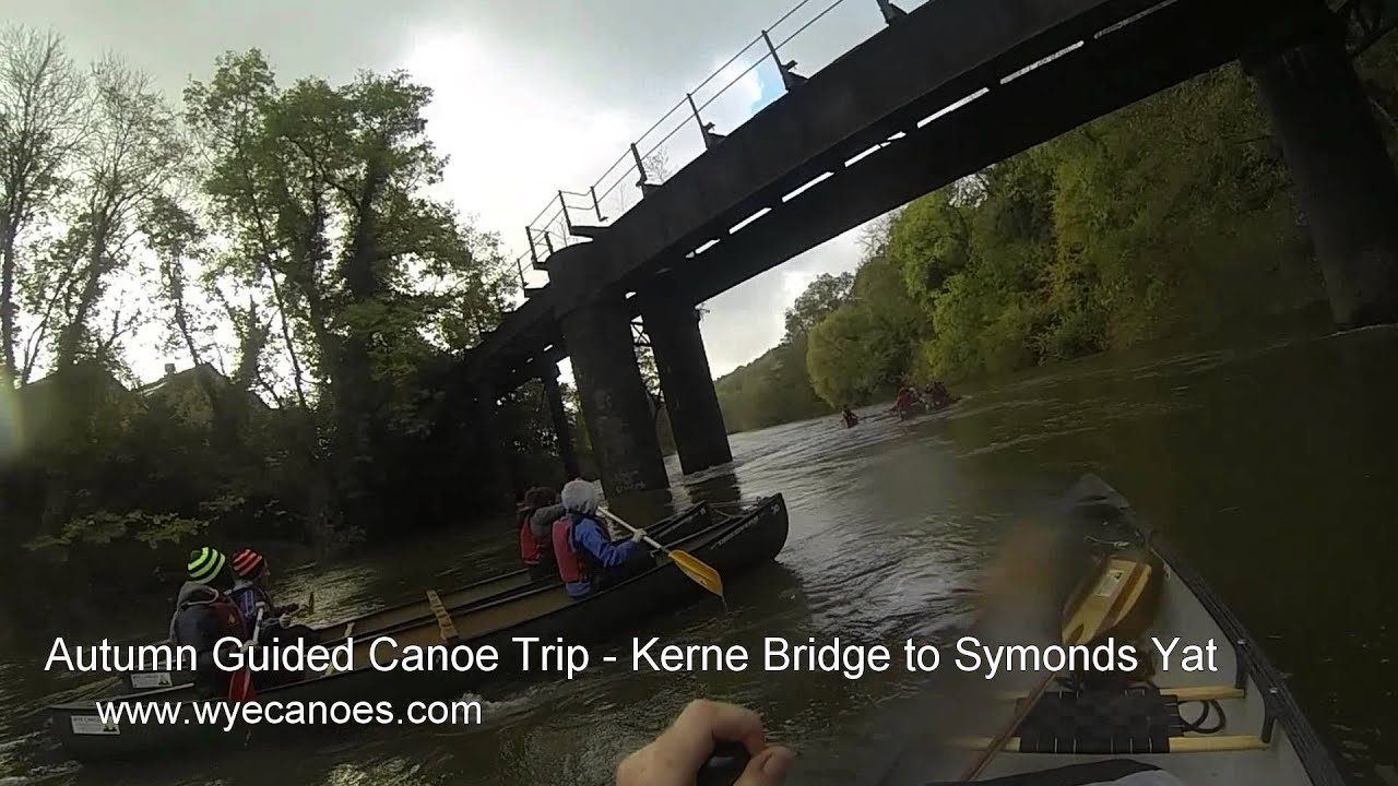 Autumn Guided Canoe Trip on the River Wye
