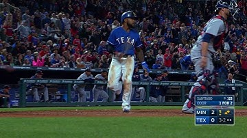 MIN@TEX: Odor plates two with a single in the 5th
