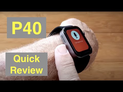 FINOW P40 Apple Watch Shaped Bluetooth Calling Health Smartwatch: Quick Overview