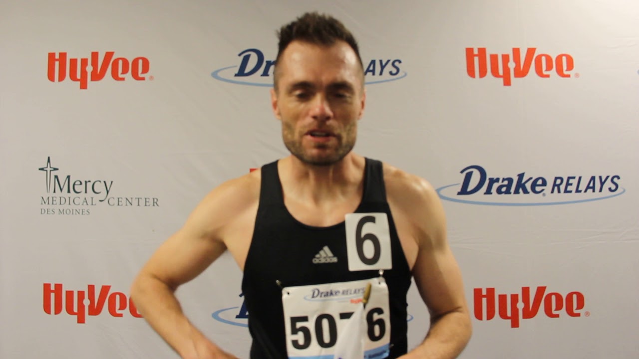 Eric Potter Masters Men's 800m Winner 2018 Drake Relays presented