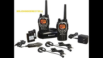 my new midland GXT1000VP4 Two-Way GMRS Radio