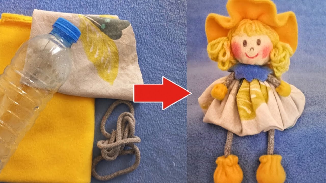 Amazing recycling /🌟How to make a beautiful toy from a plastic bottle 🥰 ...