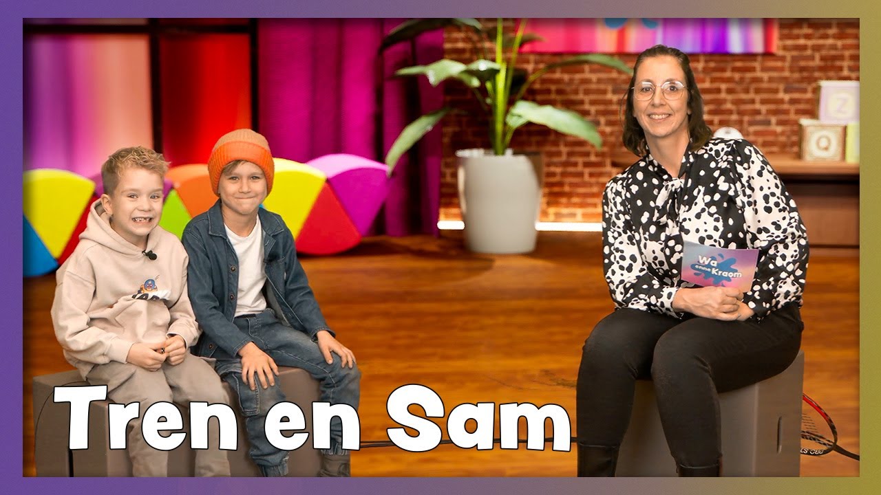Tren (8) en Sam (7) weten alles over tennis, tweeling zijn en gamen | Wa Enne Kraom #3