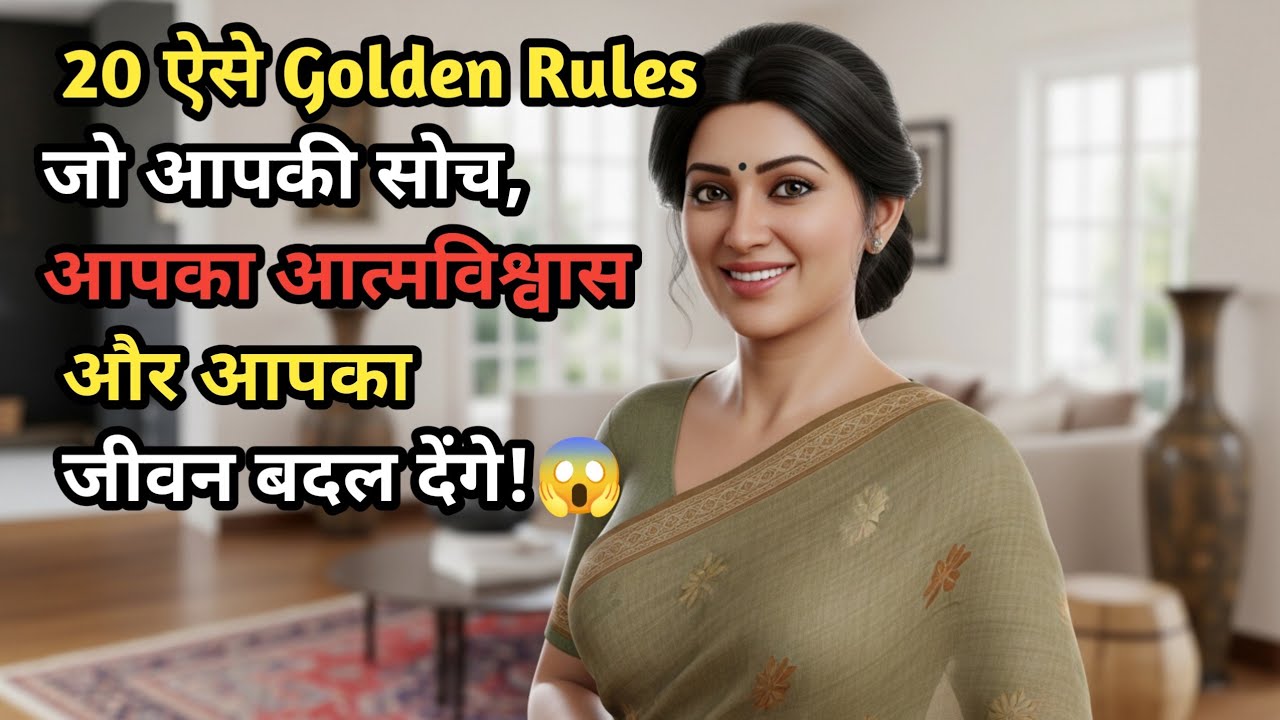20 Golden Rules जो आपकी सोच बदल देंगे | Life Changing Motivation for Housewives | Desi Zaika Queen |