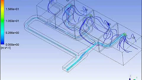 Flow simulation in ducts with Ansys fluent