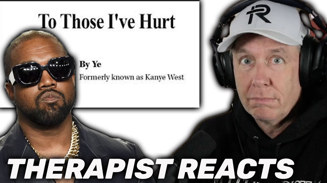 What Does A Therapist Think About The Kanye West Apology? | REACTION AND BREAKDOWN!