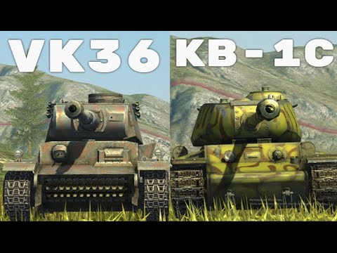 ЧТО ЛУЧШЕ КВ-1С или VK 36.01 Wot BLITZ