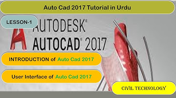#1  Auto Cad  Basic Introduction  Customize User Interface in Urdu.