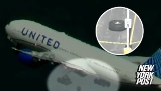 Japan-bound United flight diverted to LAX after tire falls off during takeoff