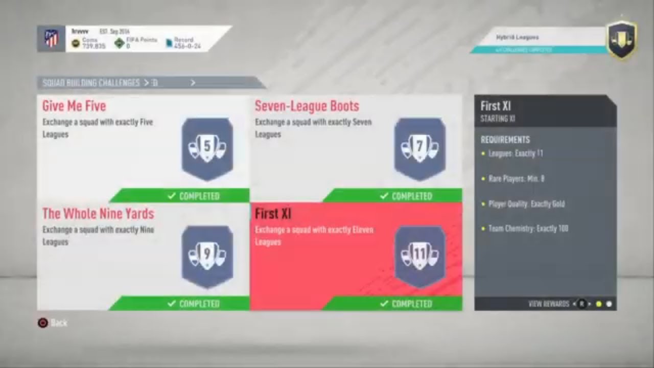 FIFA 20 First XI SBC