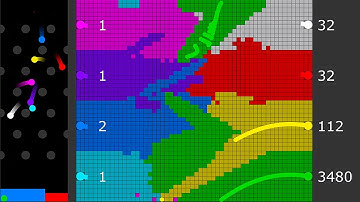 Multiply or Release #02 - 8 Color Marble Battle in Algodoo