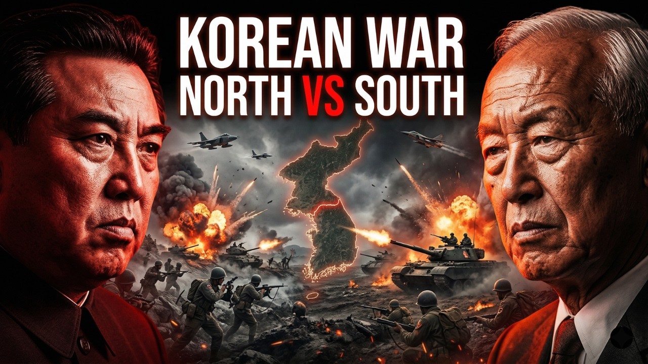 Korean War Explained: North vs South Korea Full Story - YouTube