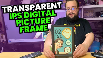 See-Through Tech! Transparent Digital Frame by Divoom
