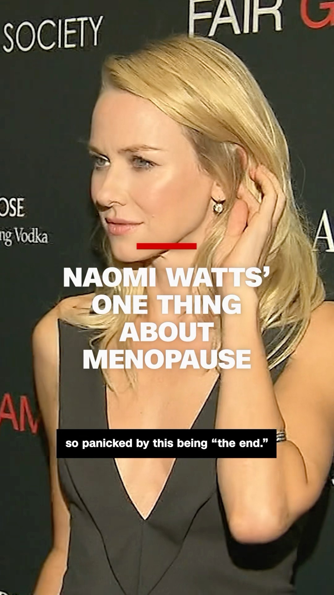 Naomi Watts' one thing about menopause