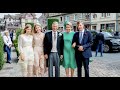 Belgische royals op huwelijk van broer koningin mathilde in frankrijk