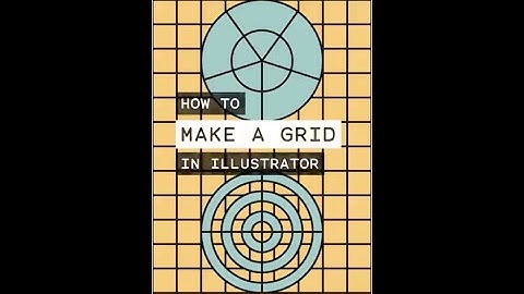 How to Make a Grid in Illustrator #shorts