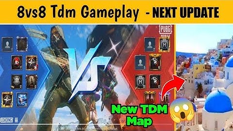 😍 FIRST TIME PLAYING NEW 8V8 TDM MAP SANTORINI WITH RANDOMS || Trice OP