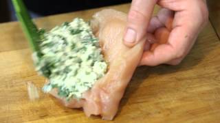 Stuffed Chicken Breast Recipe With Sauce : Savory Chicken Dishes